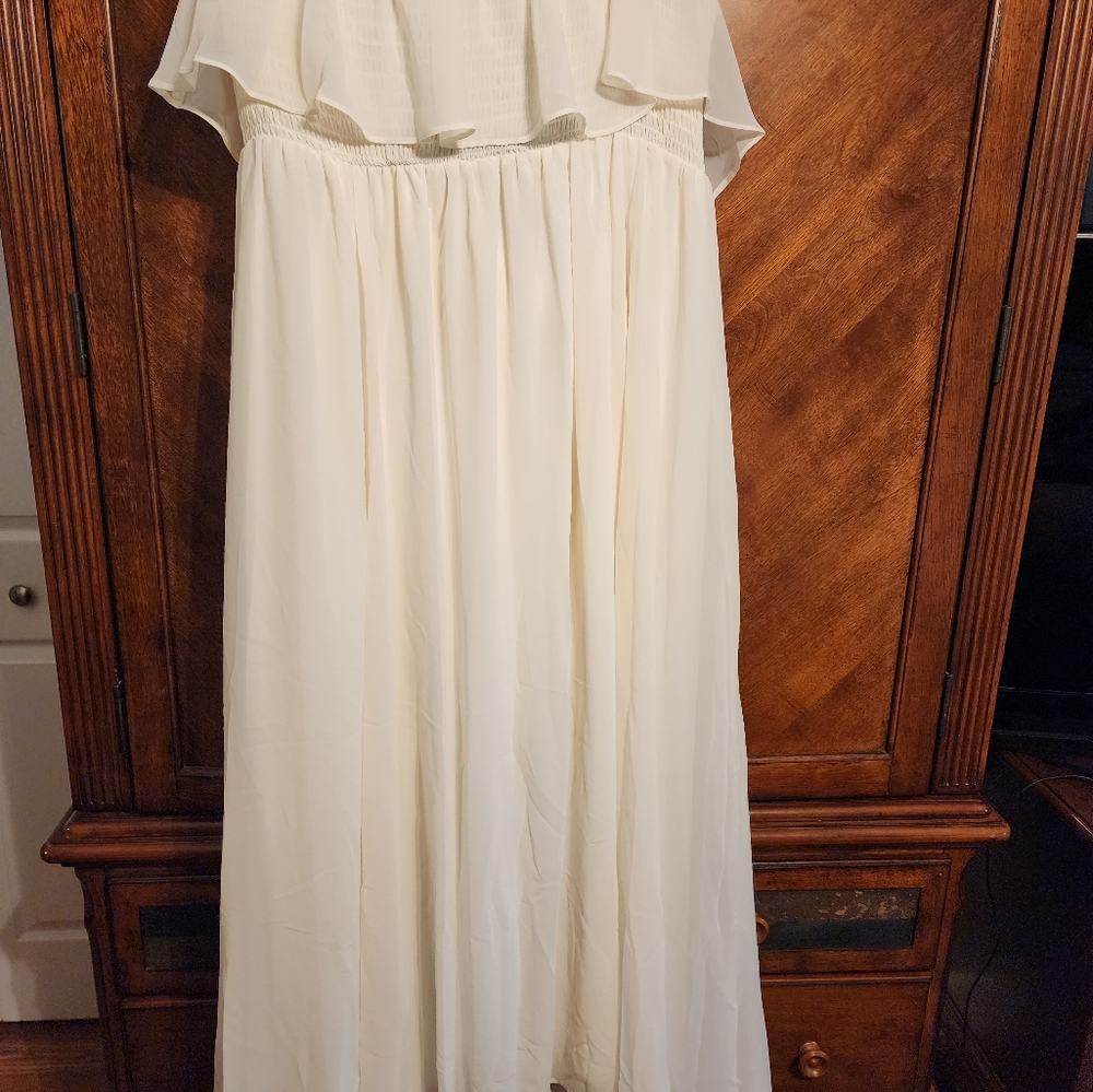 Women's Long White Dress